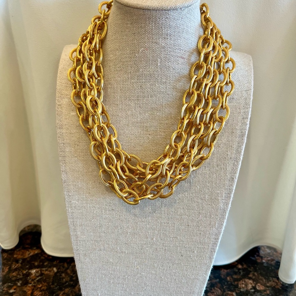 Anne Klein Triple Strand Choker - Picture 2 of 16